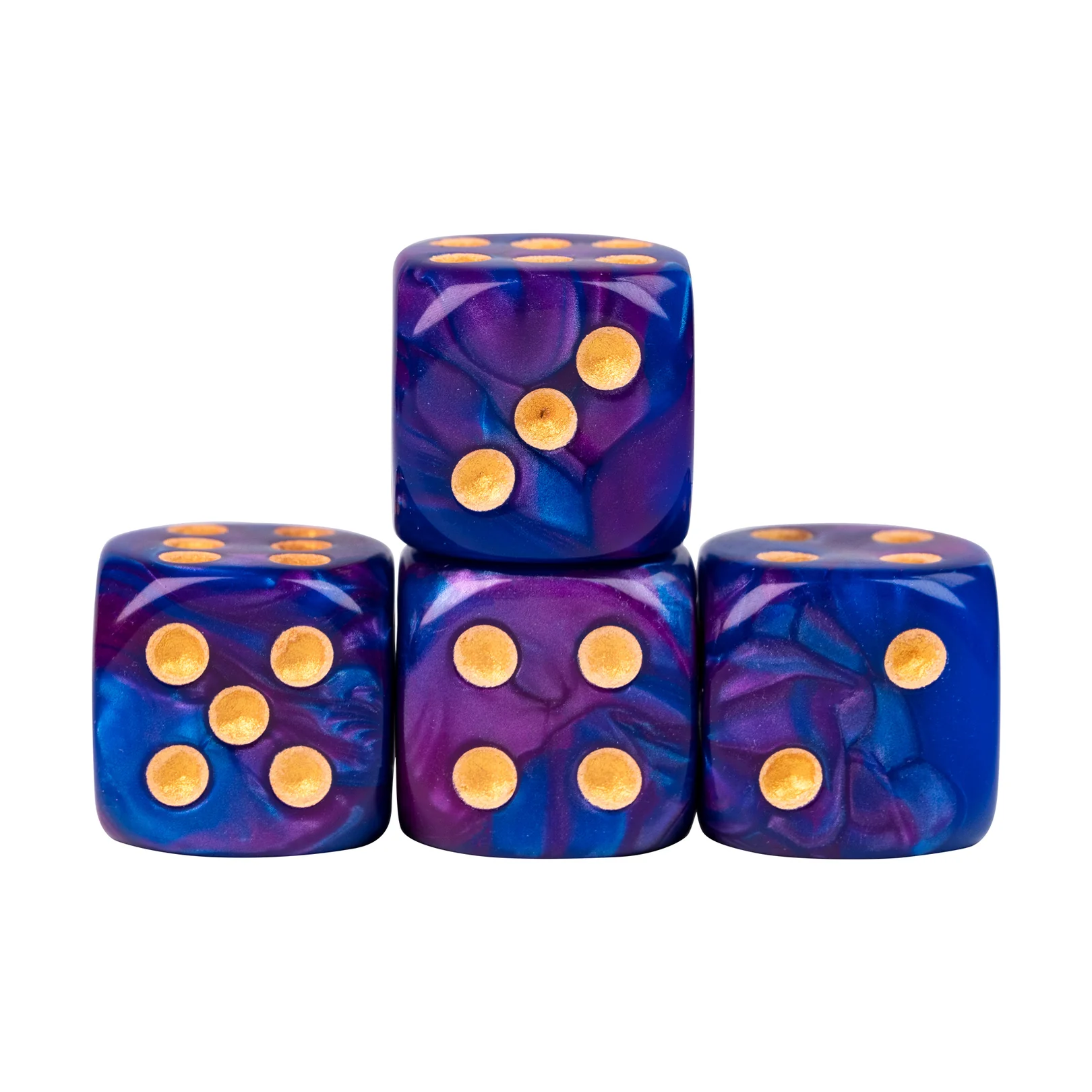 Mini D6 - blue & purple