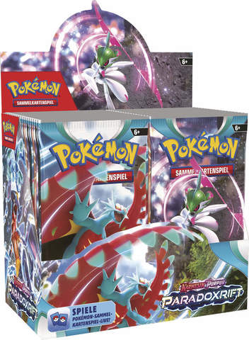 Pokemon TCG - Karmesin & Purpur 4: Paradoxrift Booster Display - Deutsch