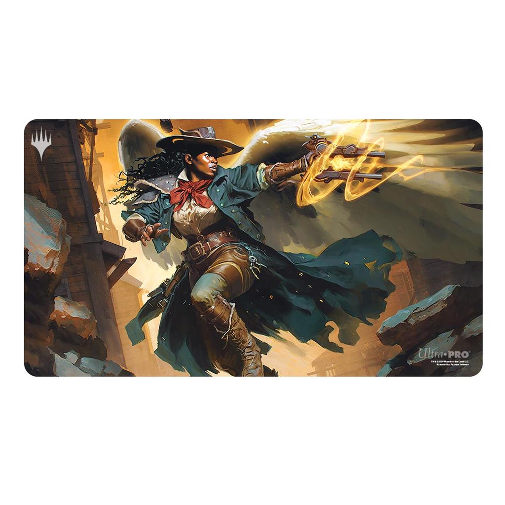  UP - Outlaws of Thunder Junction Playmat White for Magic: The Gathering