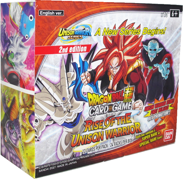 Dragon Ball Super Card Game UW1 - Rise of the Unison Warrior [B10] Booster Display  (24 Packs) 2nd - englisch