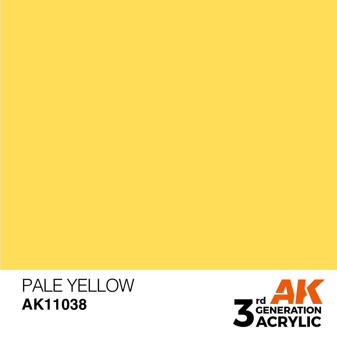 AK11038 Pale Yellow (3rd-Generation) (17mL)