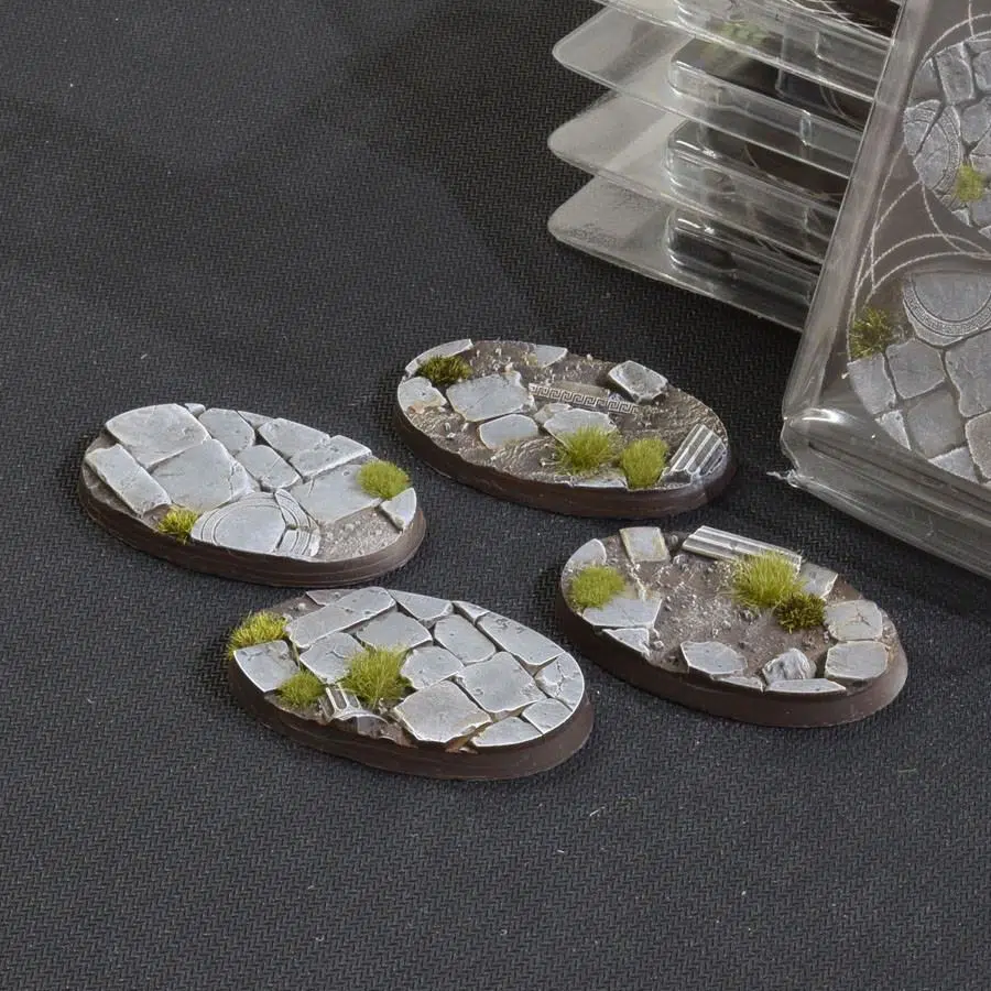 Temple Bases - Oval 60mm (x4)