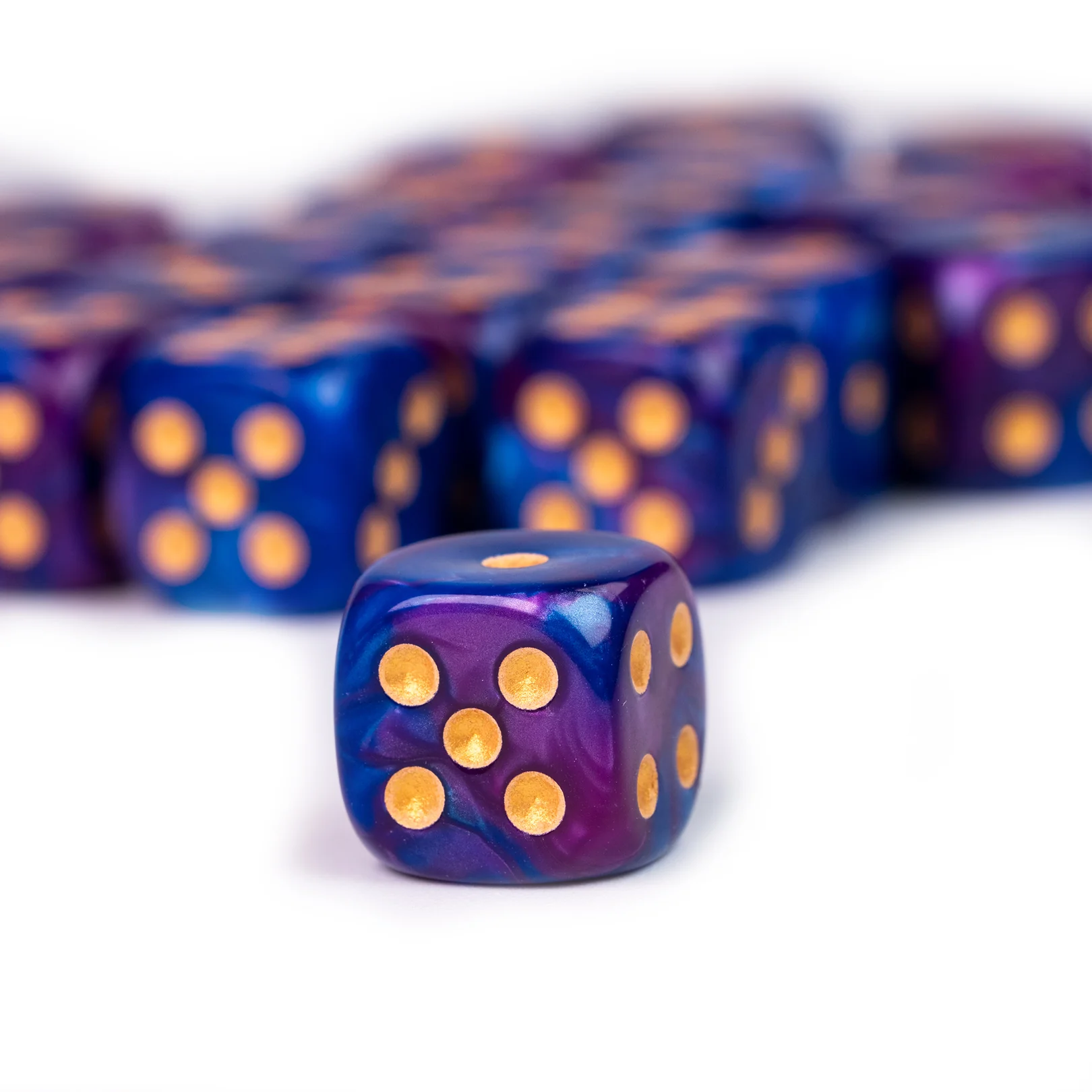 Mini D6 - blue & purple