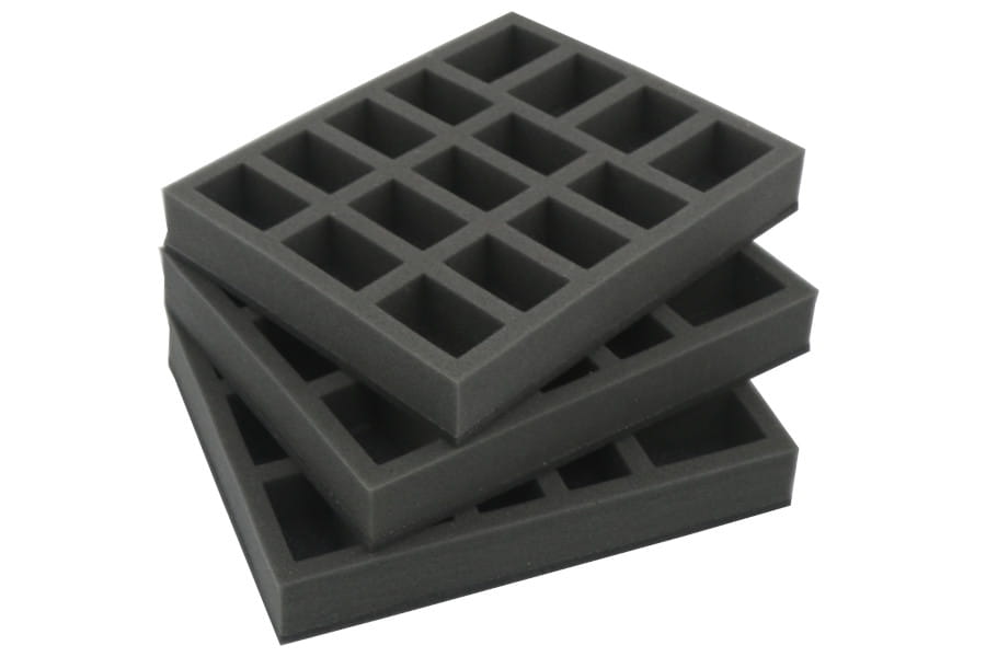 Half-sized Medium Box for 30 miniatures on 40mm bases  SAFE-HSM-30M