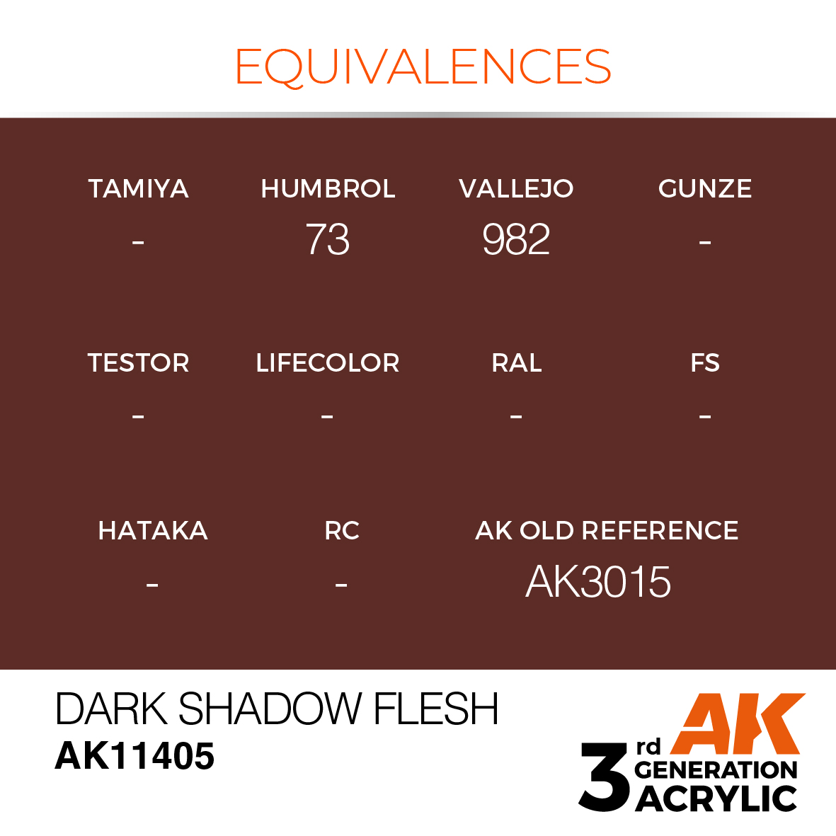 AK11405 Dark Shadow Flesh