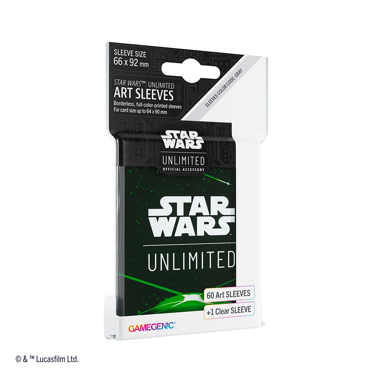 Star Wars: Unlimited Art Sleeves - Card Back Green