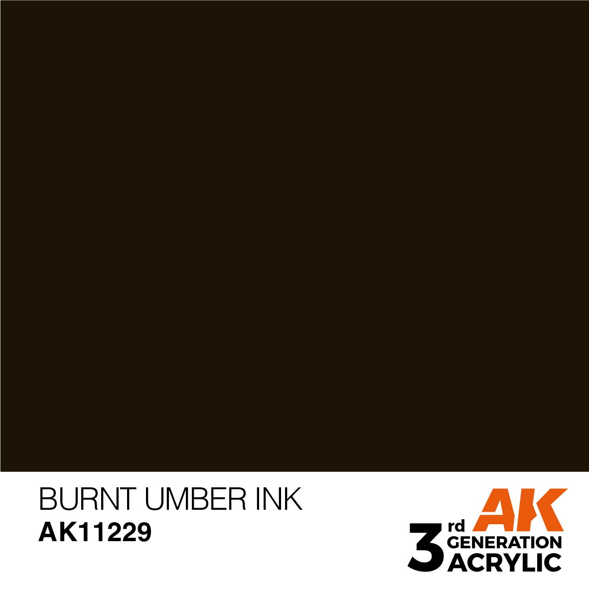 AK11229 Burnt Umber INK (3rd-Generation) (17mL)